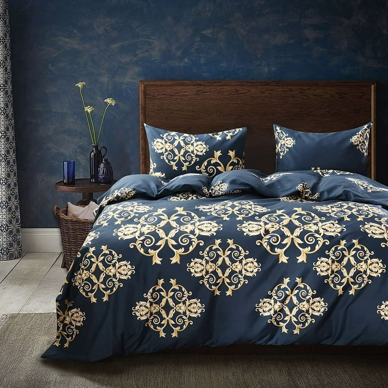 Blue boho deals comforter