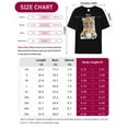thumbnail image 7 of Cute Tiger Womens Tshirt Graphic Tees Cotton Crew Neck T-Shirts, Casual Short Sleeve Shirts for Women Teen Girl, 7 of 7