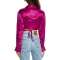 thumbnail image 2 of Nicholas womens  Edeline Silk Top, 4, Pink, 2 of 3