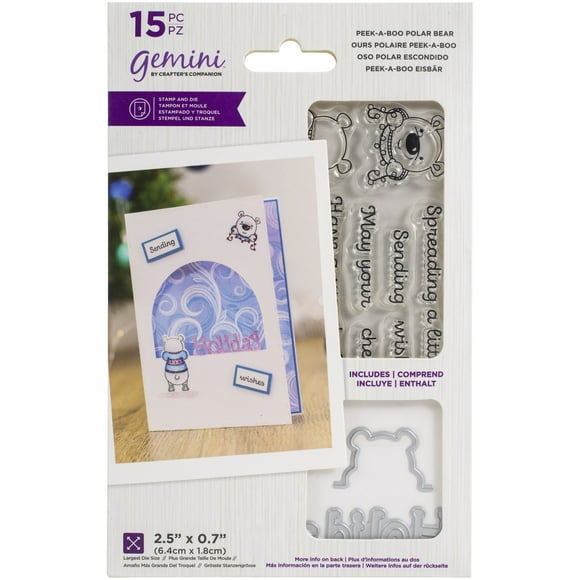 Crafter's Companion Peek-A-Boo Polar Bear
