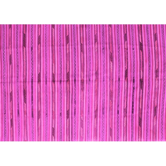 Ahgly Company Indoor Rectangle Southwestern Pink Country Area Rugs, 7' x 10'