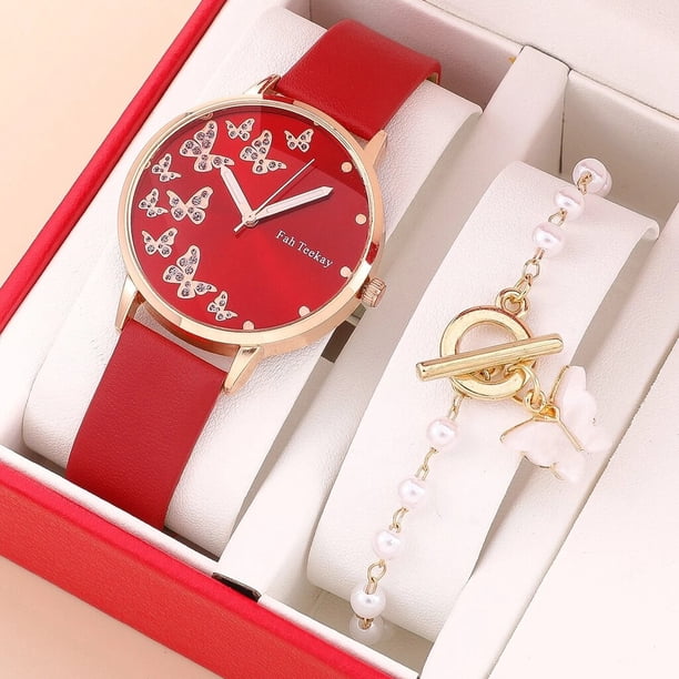 Relojes de marca Gaiety para mujer, relojes de cuero con vestido de oro rosa para mujer, relojes de diseño de marca de lujo para mujer, relojes sencillos de moda para mujer Tan Jianjun unisex