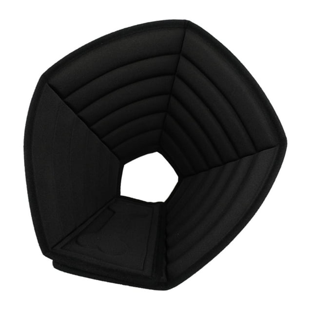 Collar de cono para perro, plegable, transpirable, cómodo, suave, collar isabelino L Sunnimix cuello de cono