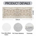 thumbnail image 5 of Kitchen Runner Rug 2x6 ft Washable Non Slip Soft Low Profile Farmhouse Vintage Rug for Entryway, Hallway, Laundry Room, Bedroom, Brown, 5 of 6