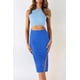 thumbnail image 2 of Vestido PRETTYGARDEN Azul Celeste-Azul, Talla Grande, Ajustado Sin Mangas, 2 of 5