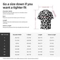 thumbnail image 5 of Gukieu Similar To Leopard Print Print Men's Short-sleeved Shirts, Button-down Pocket Shirts, T-shirts, Beach Vacation Travel Summer Clothing-Medium, 5 of 5