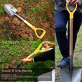 thumbnail image 4 of D Grip Shovel Handle, 3.2cm Inner Diamete Plastic Shovel D Grip Handle Non Slip Spade Snow Shovel Handle Replacement For Digging Raking Tool Garden Shovel, 4 of 8