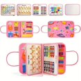 thumbnail image 3 of Busy Board For Toddler, Universe Montessori Sensory Board Toys, 3 of 4