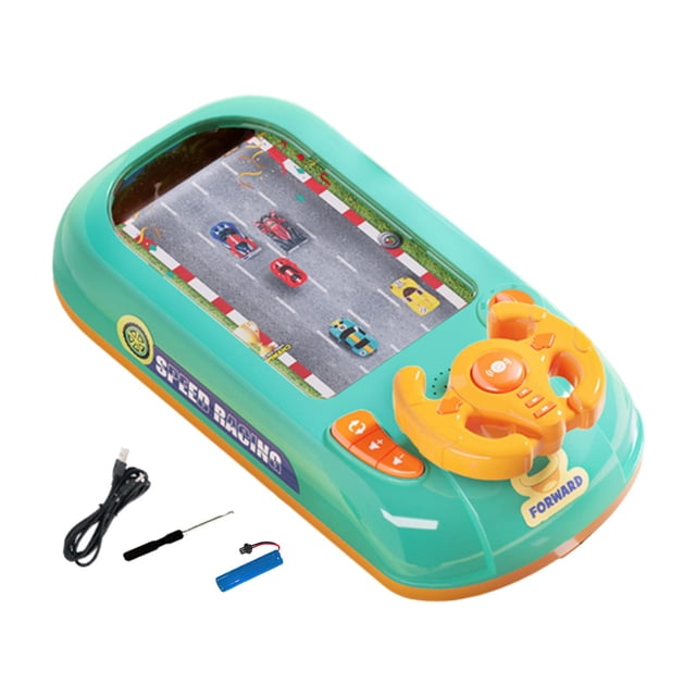 Juguetes musicales con volante, juego de rol, juguete de conducción, juguete de aprendizaje, divertidos juegos de actividades para niños de 4 a 6 auto