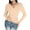 Pink, variant on Timegard Women Long Sleeve Shirts Built-In Shelf Bra Tops Fall V Neck Long Sleeve Slim Comfy Tee Blouse