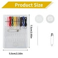 thumbnail image 4 of Kit de Costura de 24 Cajas, Minikit de Costura, Kit de Costura de FijacióN RáPida, Kit de Costura de Emergencia para Viajes, Kit de Hilo y Aguja Preroscada, 4 of 5