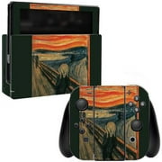 MightySkins NISWI-The Scream Skin Decal Wrap for Nintendo Switch - The Scream