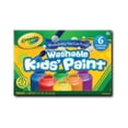 thumbnail image 1 of Crayola Peinture Lavable pour Enfants, Couleurs Classiques, 6 Unités, Fournitures de Peinture, Cadeau, 1 of 4