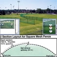 thumbnail image 2 of SSN 1196788 Outfield Fencing Rouleau de 150 Pi, Vert Foncé, 2 of 3