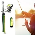 thumbnail image 2 of LYINGF Pen Fishing Rod Kit, Pen Fishing Rod Reel Combo Set, Mini Pocket Telescopic Rod with Spinning Reel, 1.4m/55 Fishing Rod Reel Combo Kit for altwater Freshwater, 2 of 9