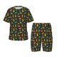thumbnail image 1 of Fotbe Cartoon Dino Pijama Estampada de 2 Piezas para Niños – Ropa de Dormir de Manga Corta Cómoda para Niños y Niñas, Camiseta y Shorts de Algodón-XX-Large, 1 of 6