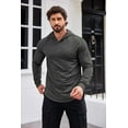 thumbnail image 4 of COOFANDY Men's Muscle Fit Long Sleeve Athletic Gym Pullover Workout Sweatshirts Hoodies, 4 of 10