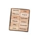 thumbnail image 4 of Juego de Sellos de Madera, Suministros Decorativos DIY, Marcas para , Manualidades, Manualidades de Escritura para Mes BLESIY Sello de elaboración, 4 of 8