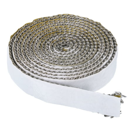 

Uxcell 6.56ft x 0.79 Inch Self Adhesive Graphite Fiberglass Rope Gasket Seal Black