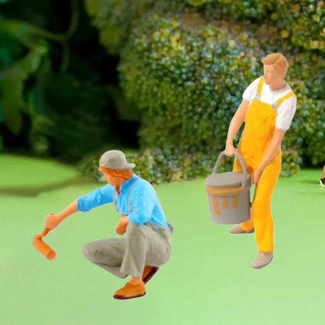 Figuras En Miniatura De Pintor 1:64, Escena Callejera Para Escena De Mesa De Arena H+Figuras En Miniatura De Pintor 1:64, Escena Callejera Para Escena De Mesa De Arena G Hugo none