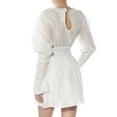 thumbnail image 2 of FREE PEOPLE $128 Womens Ivory Embroidered Bell Sleeve Mini A-Line Dress 2 B+B, 2 of 2