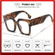 thumbnail image 3 of Gafas De Moda Extragrandes Con Filtro De Luz Azul Para Mujer Y Hombre. Gafas De Ordenador Con Montura Cuadrada Grande Y Moderna., 3 of 7