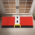 thumbnail image 2 of Red Christmas Santa Costume Pattern Door Rugs,Washable Non Slip Door Mats Indoor,Decorative Door Mats,Entry Mat Indoor for Entrance,Bedroom,Kitchen,Bathroom,16"x47", 2 of 6