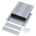 thumbnail image 1 of Aluminum Alloy Project Box Matte Light Gray Electronic DIY Instrument Boxes 27x131x120mm, 1 of 14