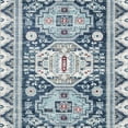 thumbnail image 3 of Safavieh Kazak 100 8' X 10' Power Loomed Rug in Blue / Cream, 3 of 4