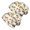 School Bus and Trees White Pattern, variant on Alien and Rocket White Pattern 2 Pack Slouchy Beanie Hat, Warm Winter Skull Cap with Stretchy Fabric & Soft Texture, Heat Retaining Gifts for Daily Home Outdoor