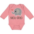 thumbnail image 3 of Inktastic Nicu Graduate Baby Elephant Boys or Girls Long Sleeve Baby Bodysuit, 3 of 5