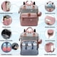 thumbnail image 3 of Pañalera Mochila Impermeable Pañaleras Para Bebe Modelo Rosa, 3 of 4