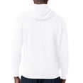 thumbnail image 2 of Men's Starter White Winnipeg Jets Mesh Look Team Name Logo Tri-Blend Pullover Hoodie, 2 of 2