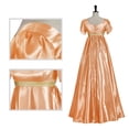 thumbnail image 2 of Women’s 19th Century Satin Ball Gown Victorian Regency Empire Waist Dress, 2 of 3