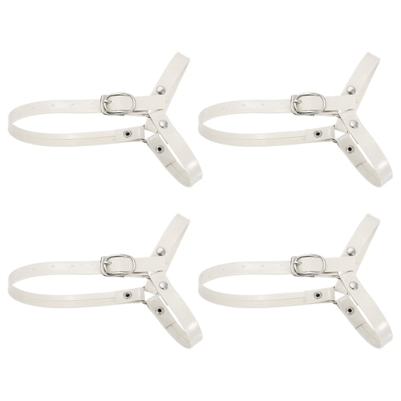 2Pairs Detachable Shoe Straps for Heels, Adjustable Ankle Strap, Beige