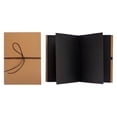 thumbnail image 2 of FENGGHAO Scrapbook Album Accordion Photo Album DIY Memory Book for Anniversary Wedding Gift Small Black Card Pages, 2 of 9