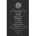 thumbnail image 2 of Women's Harry Potter Dumbledore Happiness Quote  Graphic Tee Black 2X Large, 2 of 4