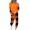 Orange, variant on HBFAGFB Pantsuit for Women Casual Long Sleeved Trousers Womens Track Suits 2 Piece Set Red Size XXL