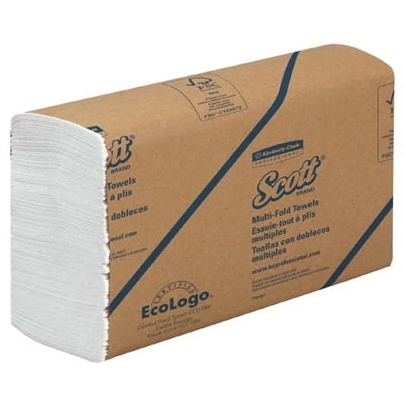 SCOTT 01840 Multi-Fold Towels 250 sheet 1 ply White