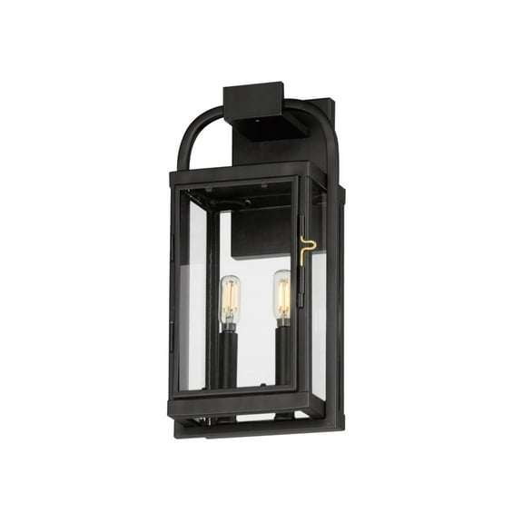 30802CLBK Maxim Lighting Bonham - 2 Light Outdoor Wall Sconce-16.5 Inches Tall and 7.5 Inches Wide
