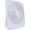White, variant on Treva 10-Inch Portable Fan, Powered by Battery and/or AC Adapter - Desk Fan Air Circulating with 2 Cooling Speeds for Personal and Travel Use (Black)