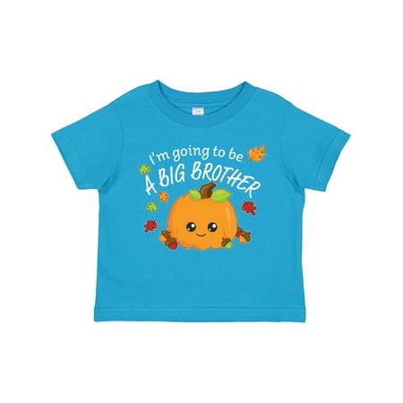

Inktastic I m Going to Be a Big Brother- Cute Halloween Pumpkin Gift Toddler Boy Girl T-Shirt