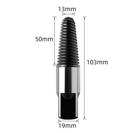 

Double Head Tap Faucet Valve Screw Extractor Water Pipe Remover Tools Repair Kit