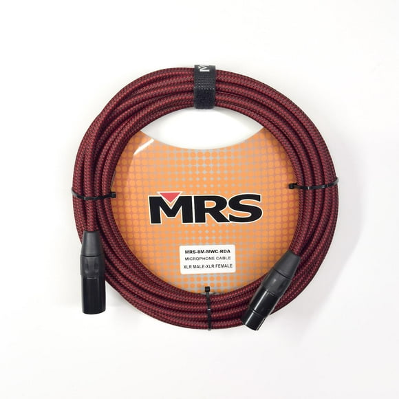 MORRISON Cable para Micrófono XLR de 8 metros Color Rojo MRS-8M-MWC-RDA MORRISON