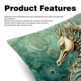 thumbnail image 2 of Hippocampus Inserts with Chair Pillow Covers - Set of 2, Unique Patterns, Various Sizes 16x16, 18x18, 20x20 Inches for Home Decor and Special Occasions, 2 of 6