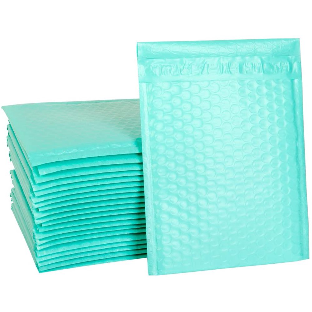 ProLine® Teal Poly Bubble Padded Shipping Mailers Envelopes 10.5" x 16