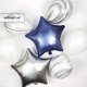 thumbnail image 3 of 10 Piezas De Papel De Globo Colgando Cadena Ornamento Romántico Fuentes Del Partido De San Valentín Azul Gloria Globos De La Hoja De Pentagrama, 3 of 7