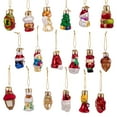 thumbnail image 3 of Kurt Adler 2-2.5-Inch Mini Christmas Shape Glass Ornaments, 18 Piece Set, 3 of 4