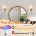 thumbnail image 3 of Set de apliques de pared YHCDLAMP a batería con control remoto, 2 unidades, 3 of 9