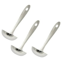 Chef Craft Platinum Series Stainless Steel Heavy Gage Ladle  7.75 Inches Long  3-Pack